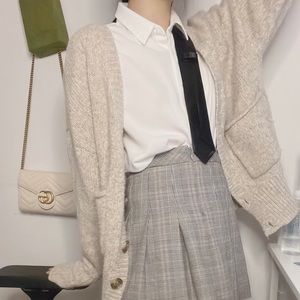 Zara wool cardigan Small 🍮🤎